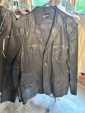 Howe Military Style Field Jacket Black Size 46